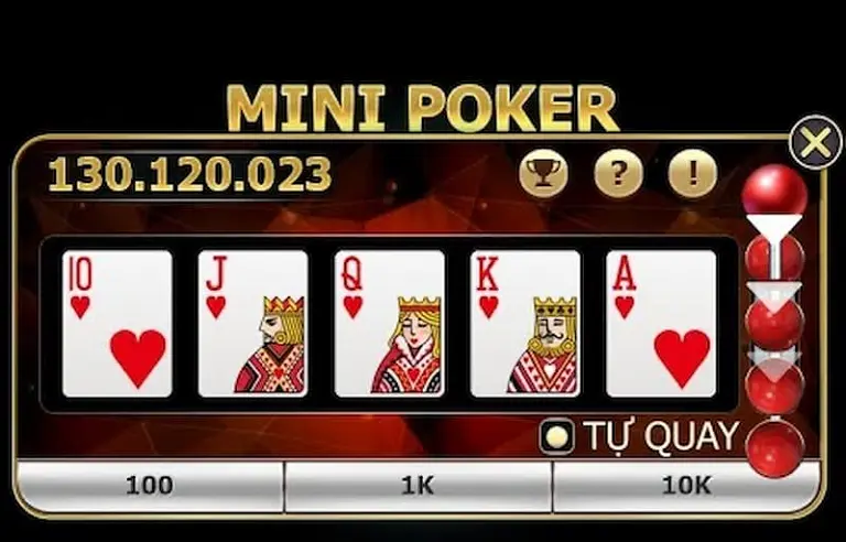 Luật chơi game Mini Poker cơ bản mà bạn nên biết