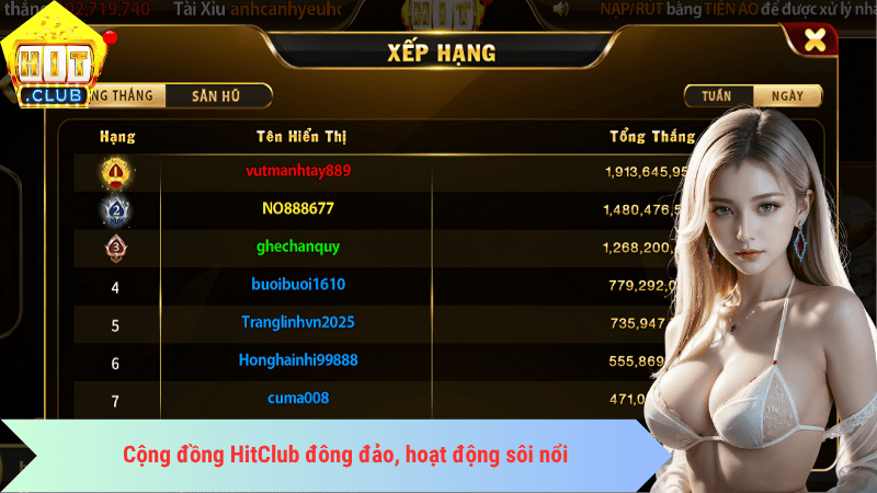 Cộng đồng HitClub đông đảo, hoạt động sôi nổi